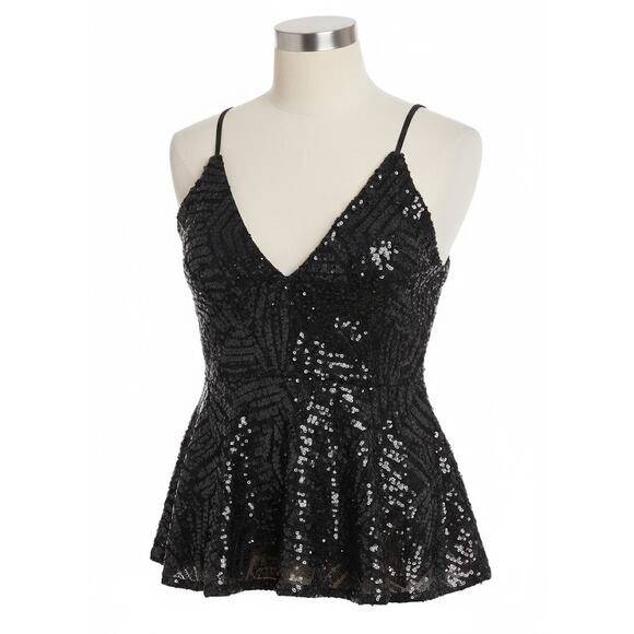 LOFT Dresses & Skirts - Forever 21 NWT Sequined Peplum Top Size M